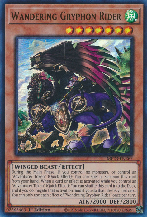 Wandering Gryphon Rider [MP23-EN267] Ultra Rare - Evolution TCG