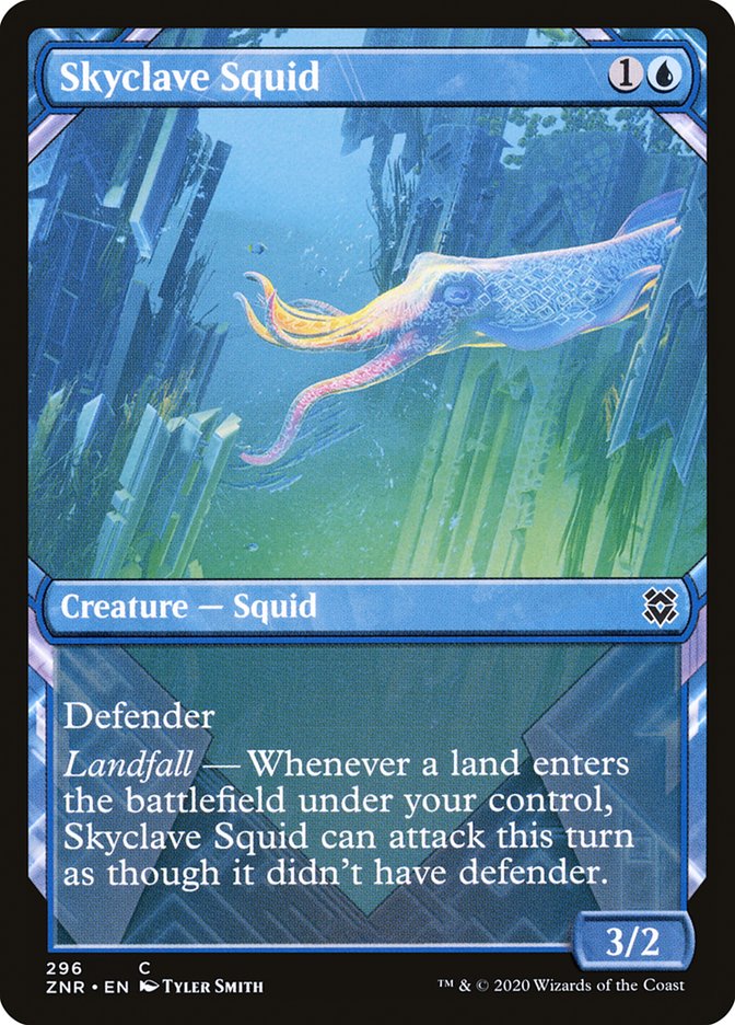 Skyclave Squid (Showcase) [Zendikar Rising] - Evolution TCG