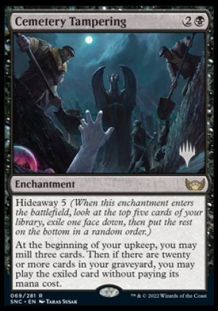 Cemetery Tampering (Promo Pack) [Streets of New Capenna Promos] - Evolution TCG