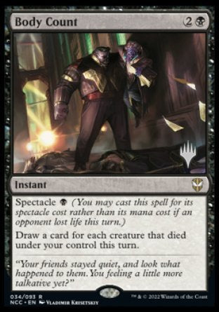 Body Count (Promo Pack) [Streets of New Capenna Commander Promos] - Evolution TCG