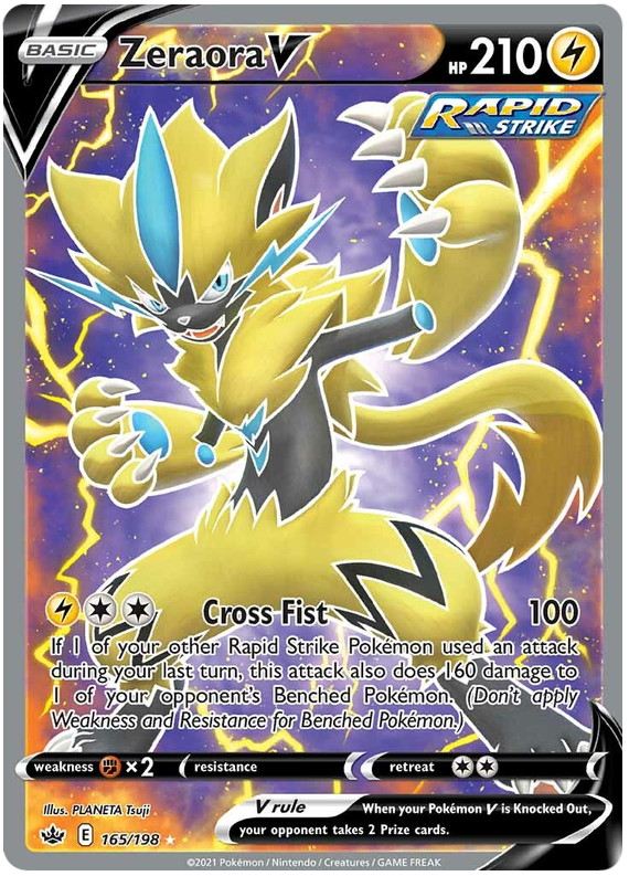 Zeraora V (165/198) [Sword & Shield: Chilling Reign] - Evolution TCG