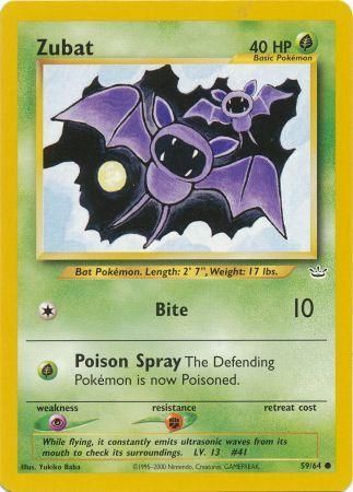 Zubat (59/64) [Neo Revelation Unlimited] - Evolution TCG