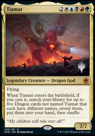 Tiamat (Promo Pack) [Dungeons & Dragons: Adventures in the Forgotten Realms Promos] - Evolution TCG