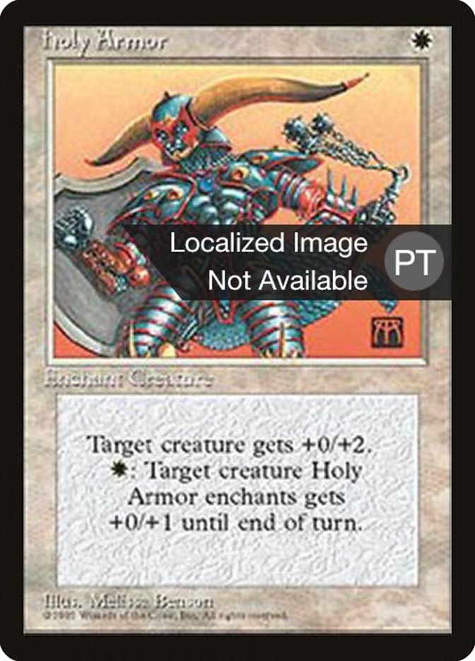 Holy Armor [Fourth Edition (Foreign Black Border)] - Evolution TCG