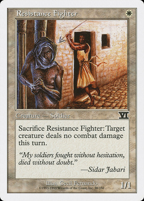 Resistance Fighter [Classic Sixth Edition] - Evolution TCG