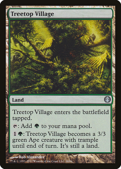 Treetop Village [Duel Decks: Knights vs. Dragons] - Evolution TCG