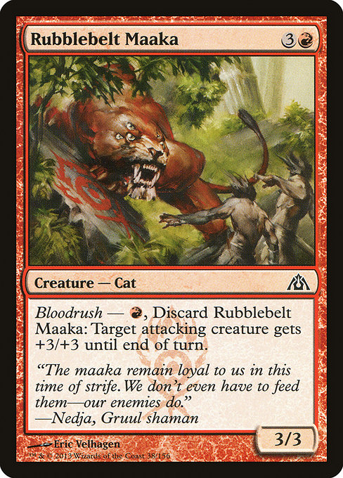 Rubblebelt Maaka [Dragon's Maze] - Evolution TCG