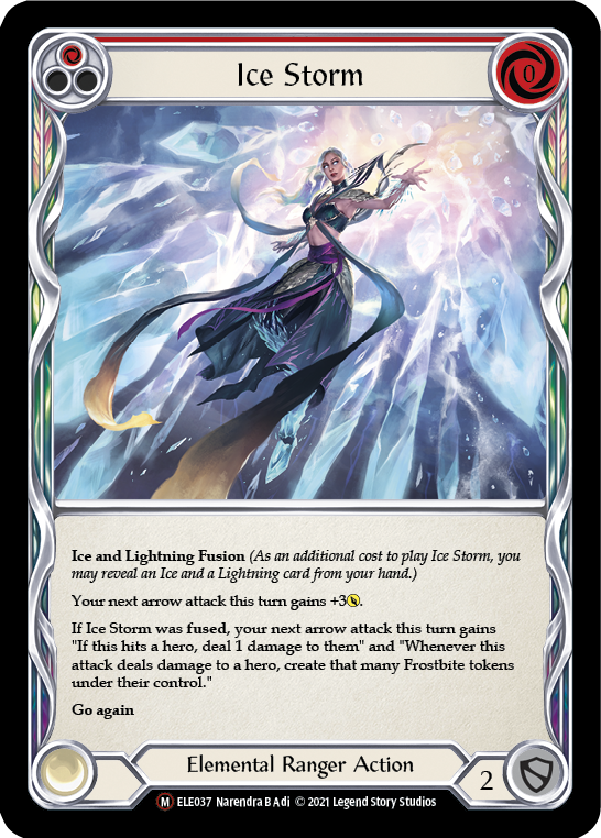 Ice Storm [U-ELE037] (Tales of Aria Unlimited)  Unlimited Normal - Evolution TCG