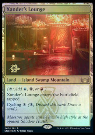 Xander's Lounge [Streets of New Capenna Prerelease Promos] - Evolution TCG