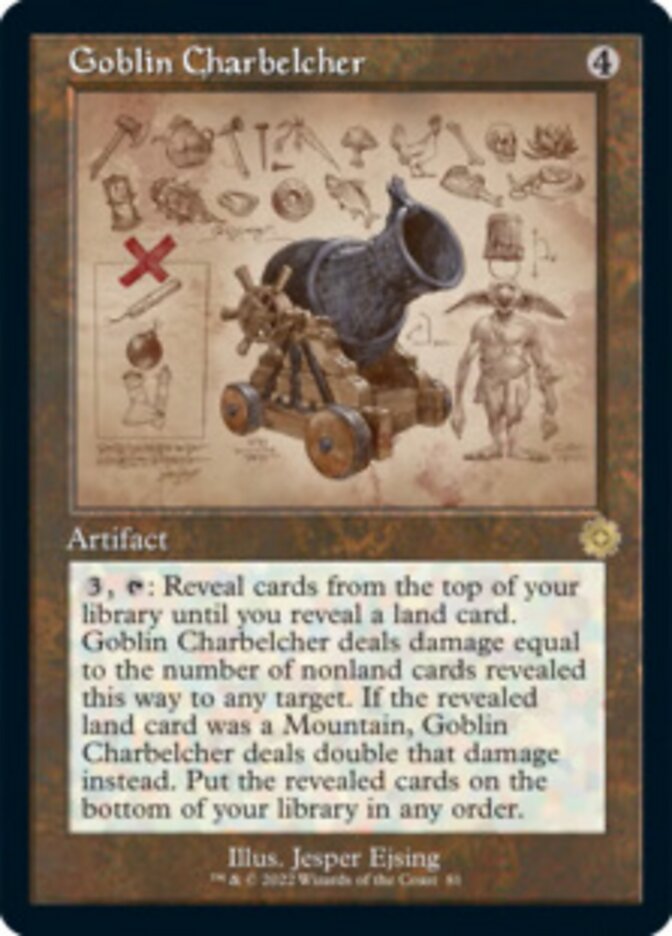 Goblin Charbelcher (Retro Schematic) [The Brothers' War Retro Artifacts] - Evolution TCG