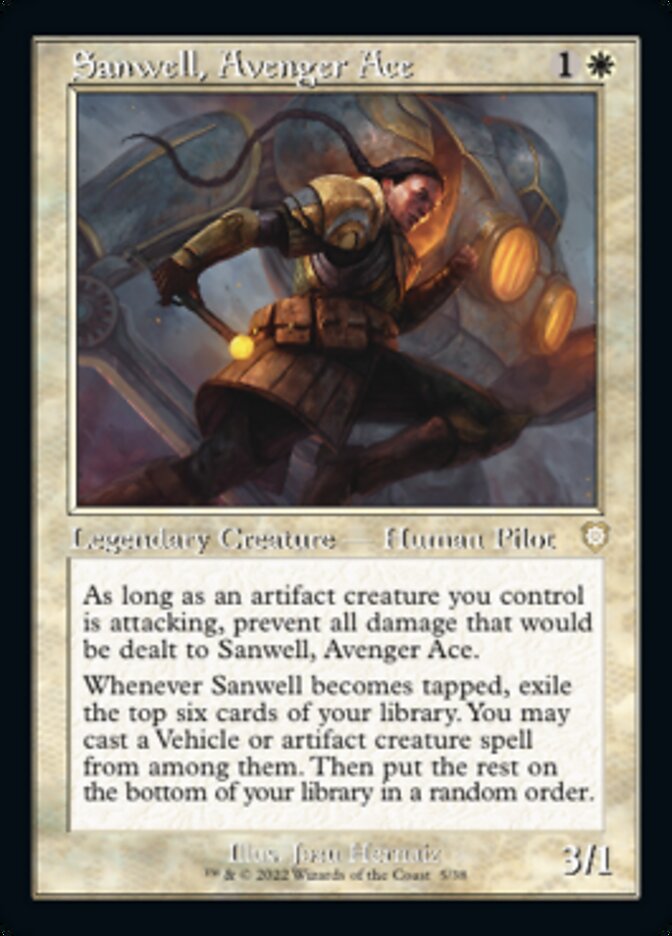 Sanwell, Avenger Ace (Retro) [The Brothers' War Commander] - Evolution TCG