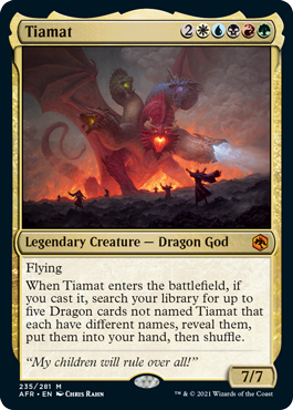 Tiamat [Dungeons & Dragons: Adventures in the Forgotten Realms] - Evolution TCG