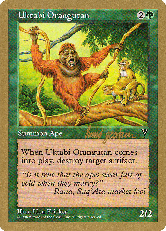 Uktabi Orangutan (Svend Geertsen) (SB) [World Championship Decks 1997] - Evolution TCG