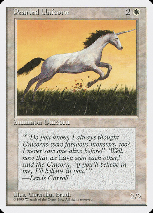 Pearled Unicorn [Fourth Edition] - Evolution TCG