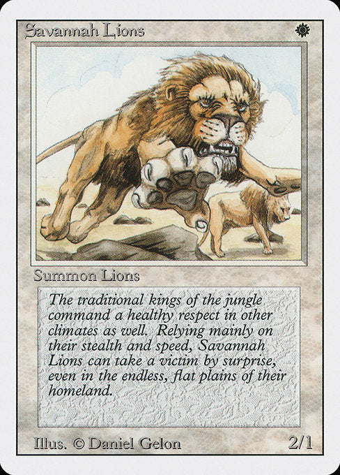 Savannah Lions [Revised Edition] - Evolution TCG