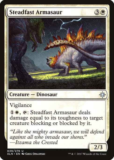 Steadfast Armasaur [Ixalan] - Evolution TCG
