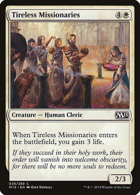 Tireless Missionaries [Magic 2015] - Evolution TCG