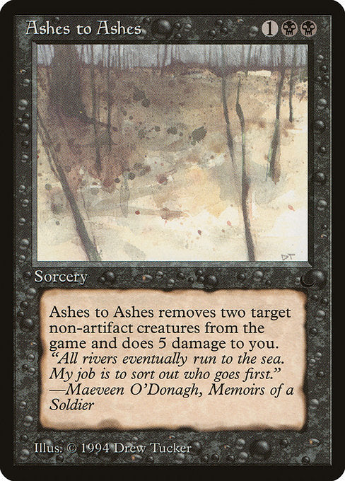 Ashes to Ashes [The Dark] - Evolution TCG