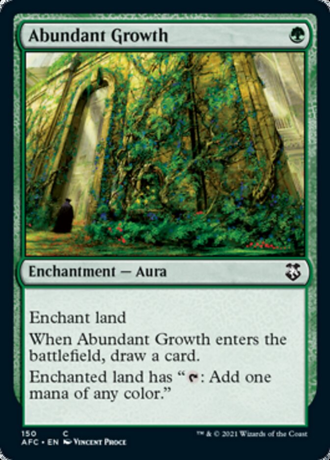 Abundant Growth [Dungeons & Dragons: Adventures in the Forgotten Realms Commander] - Evolution TCG