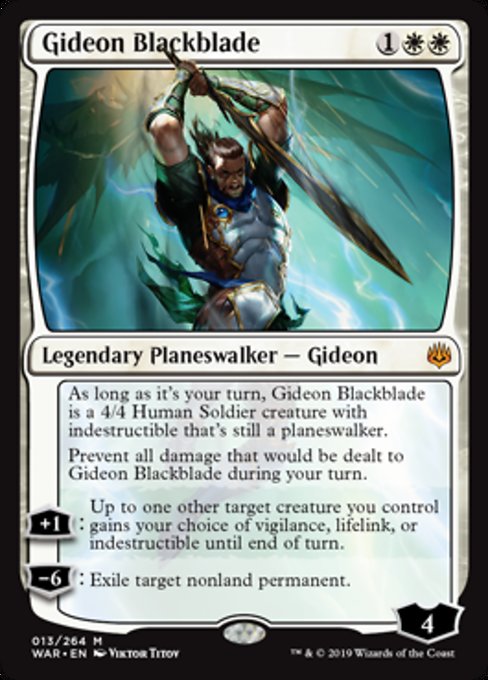 Gideon Blackblade [War of the Spark] - Evolution TCG