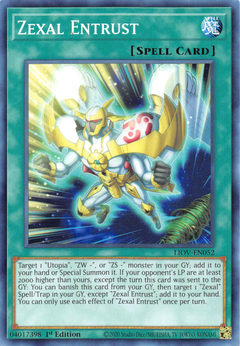 Zexal Entrust [LIOV-EN052] Common - Evolution TCG