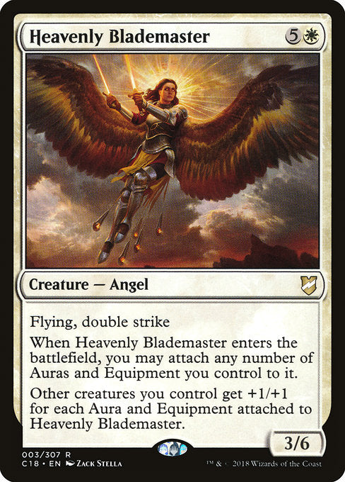 Heavenly Blademaster [Commander 2018] - Evolution TCG