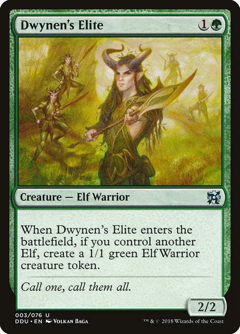 Dwynen's Elite [Duel Decks: Elves vs. Inventors] - Evolution TCG