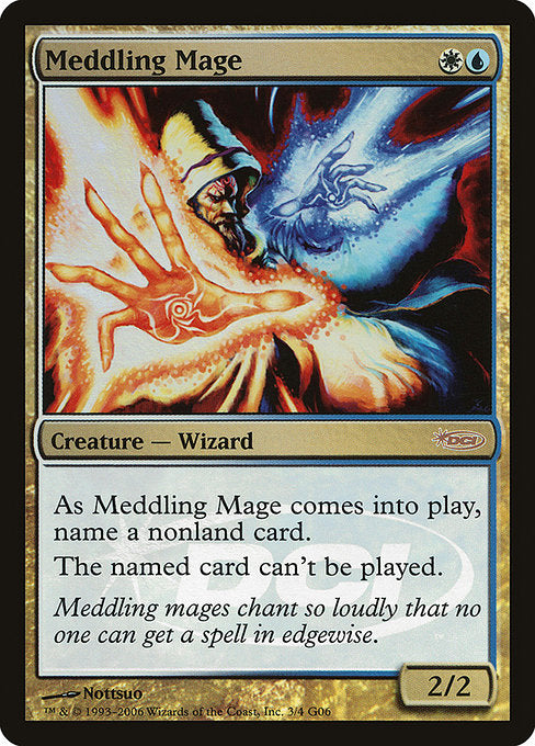 Meddling Mage [Judge Gift Cards 2006] - Evolution TCG