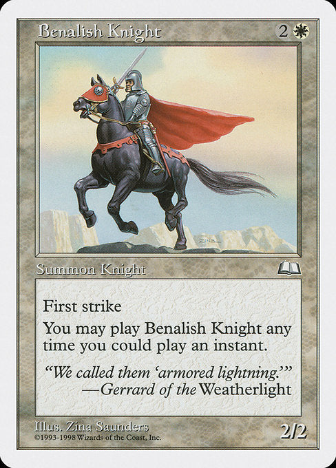 Benalish Knight [Anthologies] - Evolution TCG