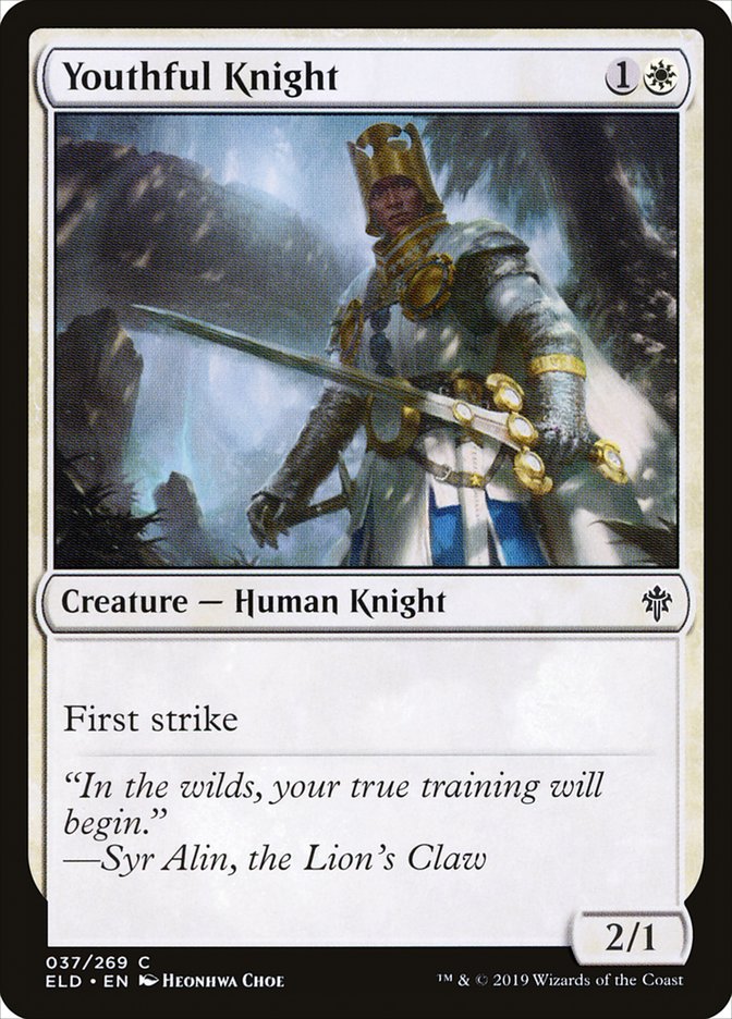 Youthful Knight [Throne of Eldraine] - Evolution TCG