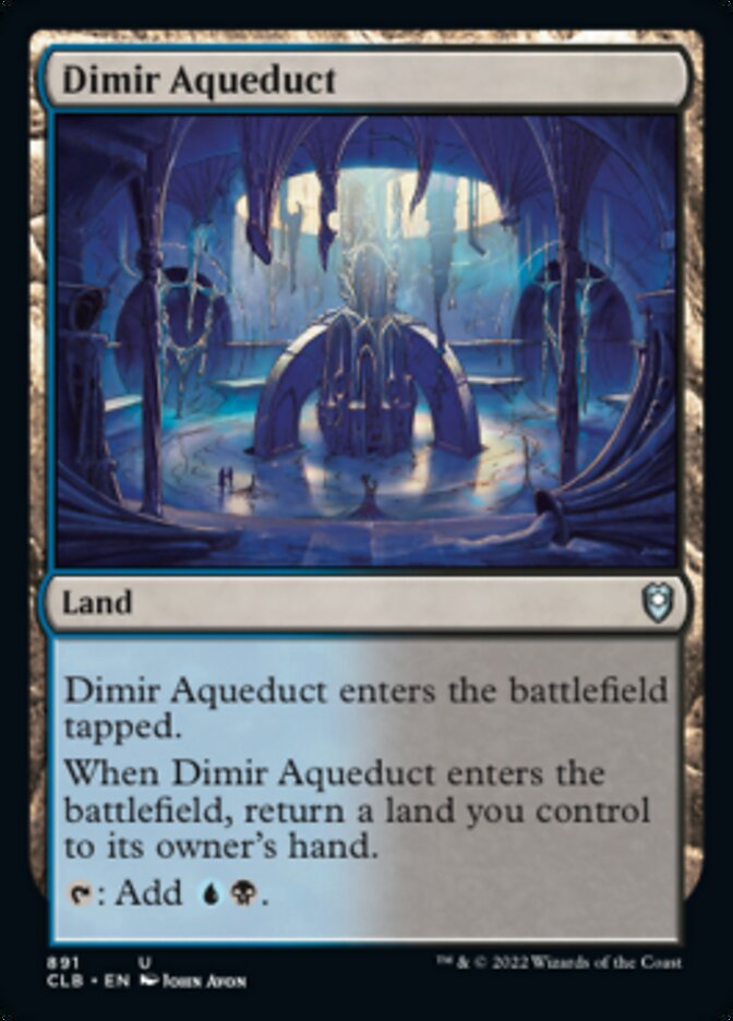 Dimir Aqueduct [Commander Legends: Battle for Baldur's Gate] - Evolution TCG