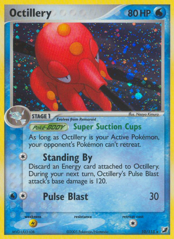 Octillery (10/115) [EX: Unseen Forces] - Evolution TCG