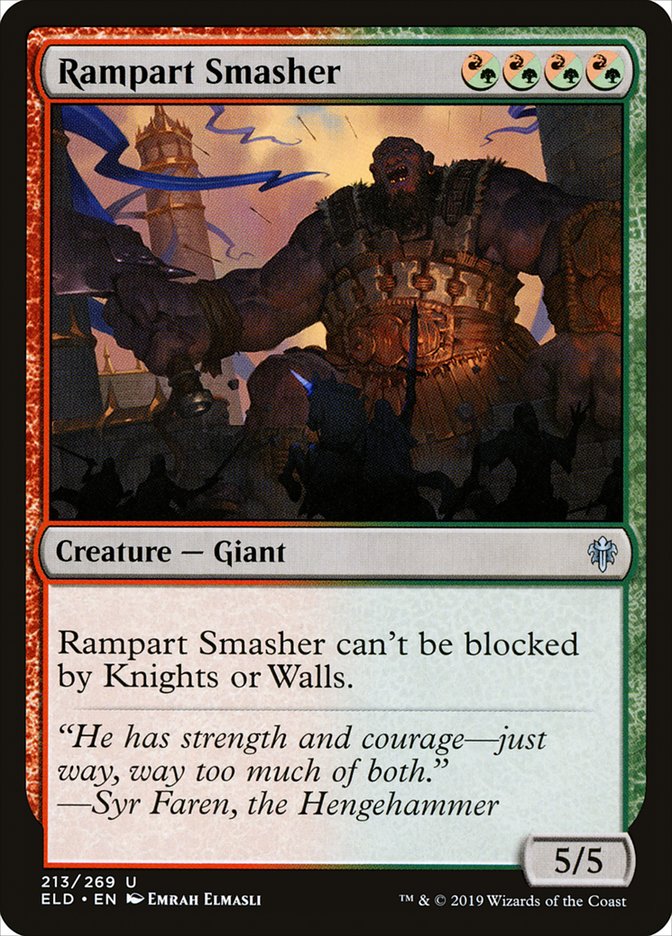 Rampart Smasher [Throne of Eldraine] - Evolution TCG