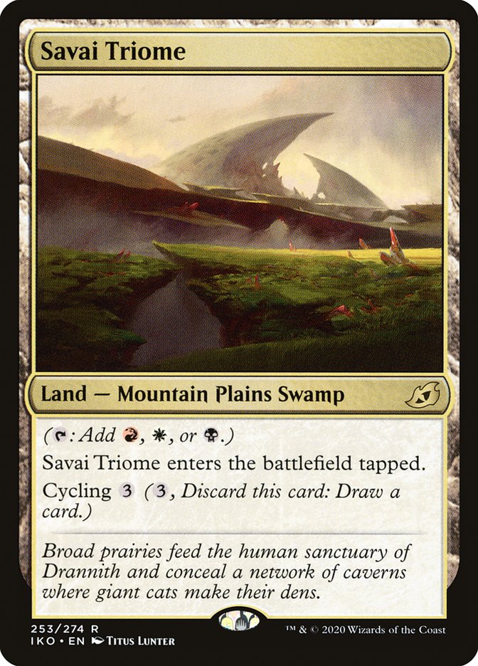 Savai Triome [Ikoria: Lair of Behemoths] - Evolution TCG