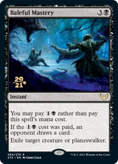 Baleful Mastery [Strixhaven: School of Mages Prerelease Promos] - Evolution TCG