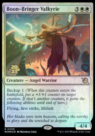 Boon-Bringer Valkyrie [March of the Machine Prerelease Promos] - Evolution TCG