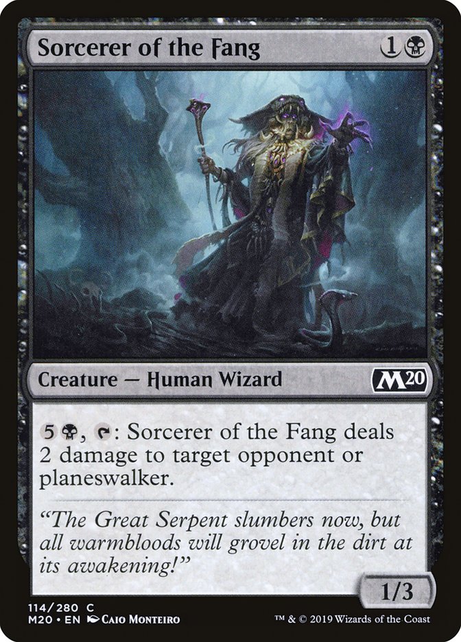 Sorcerer of the Fang [Core Set 2020] - Evolution TCG