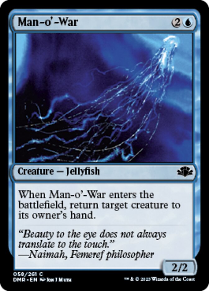 Man-o'-War [Dominaria Remastered] - Evolution TCG