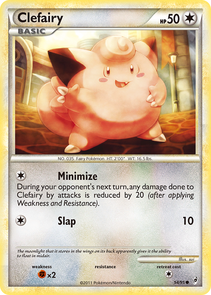 Clefairy (54/95) [HeartGold & SoulSilver: Call of Legends] - Evolution TCG