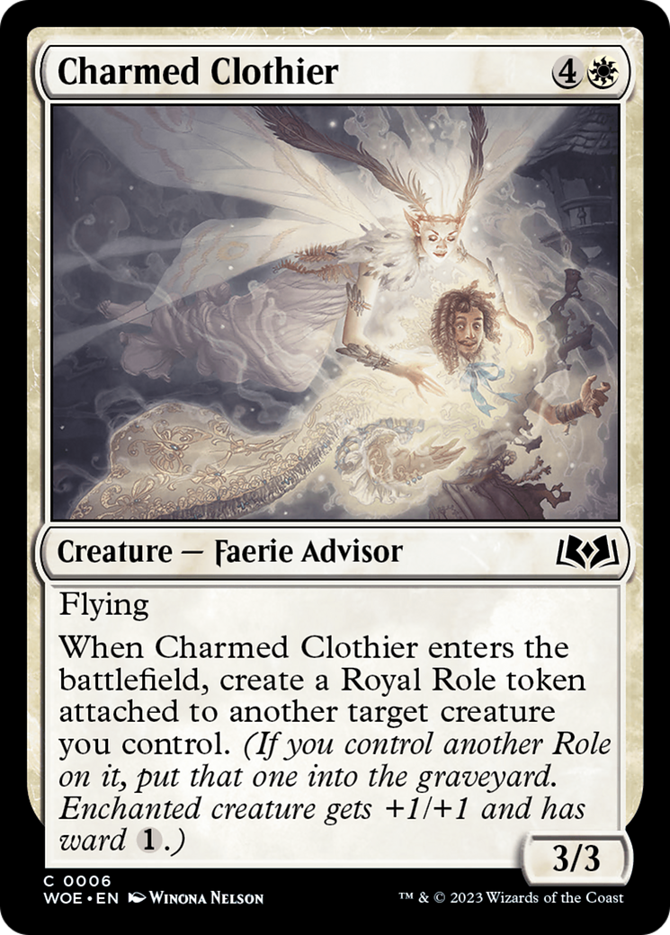 Charmed Clothier [Wilds of Eldraine] - Evolution TCG