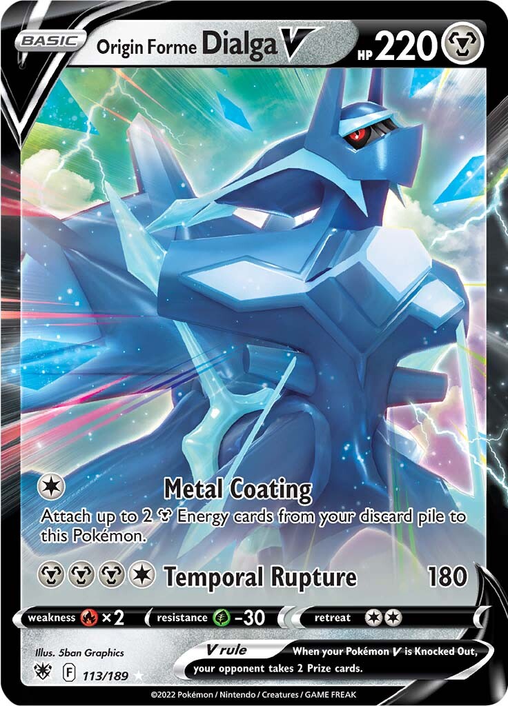 Origin Forme Dialga V (113/189) [Sword & Shield: Astral Radiance] - Evolution TCG