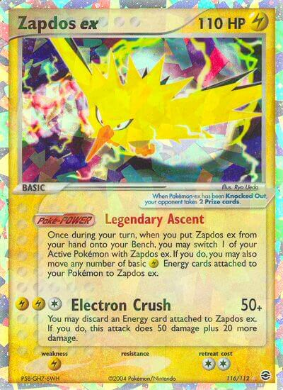 Zapdos ex (116/112) [EX: FireRed & LeafGreen] - Evolution TCG