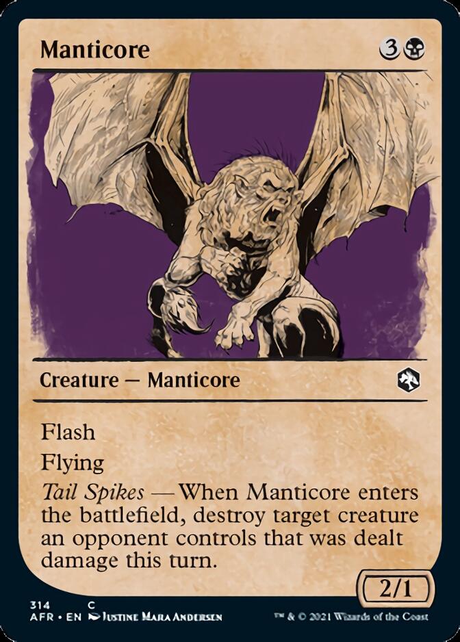 Manticore (Showcase) [Dungeons & Dragons: Adventures in the Forgotten Realms] - Evolution TCG