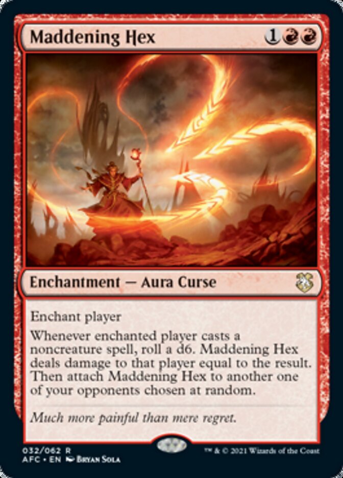 Maddening Hex [Dungeons & Dragons: Adventures in the Forgotten Realms Commander] - Evolution TCG
