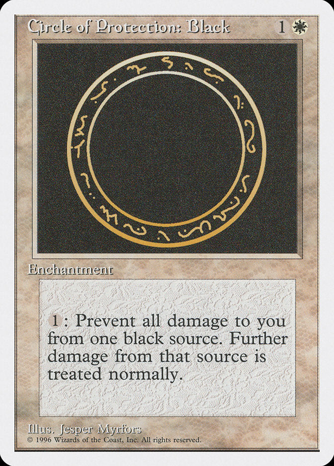 Circle of Protection: Black [Introductory Two-Player Set] - Evolution TCG