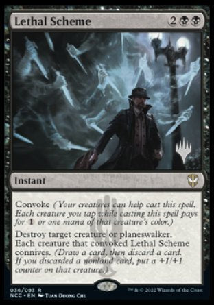 Lethal Scheme (Promo Pack) [Streets of New Capenna Commander Promos] - Evolution TCG