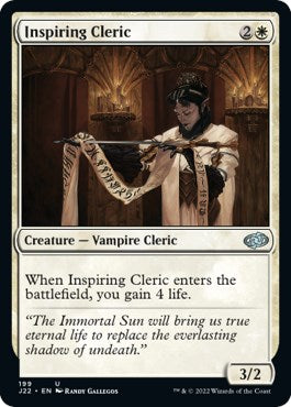 Inspiring Cleric [Jumpstart 2022] - Evolution TCG