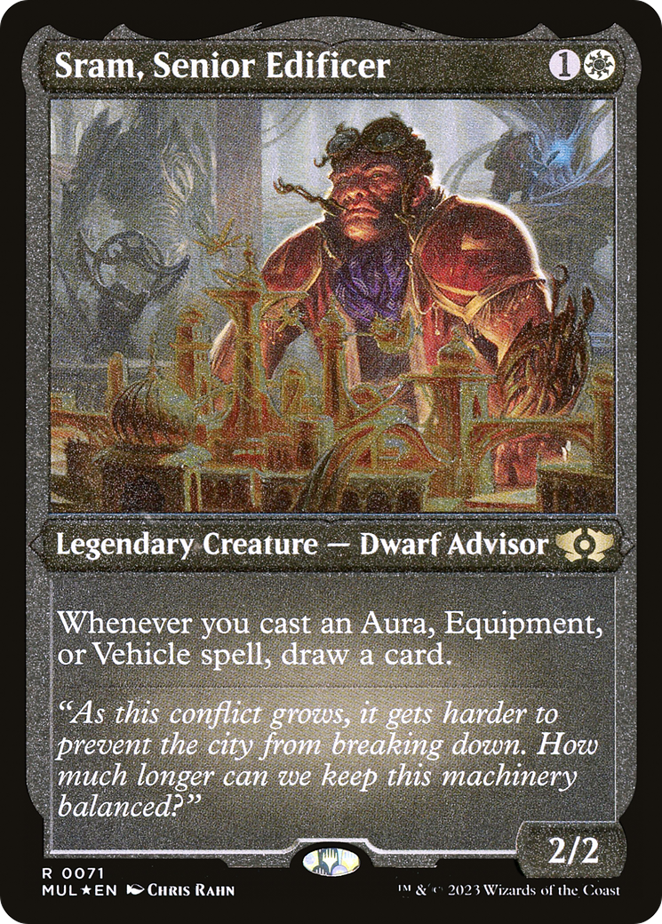 Sram, Senior Edificer (Foil Etched) [Multiverse Legends] - Evolution TCG