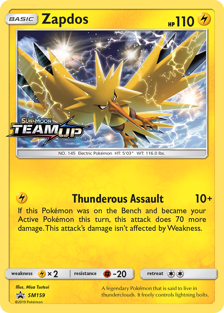 Zapdos (SM159) [Sun & Moon: Black Star Promos] - Evolution TCG