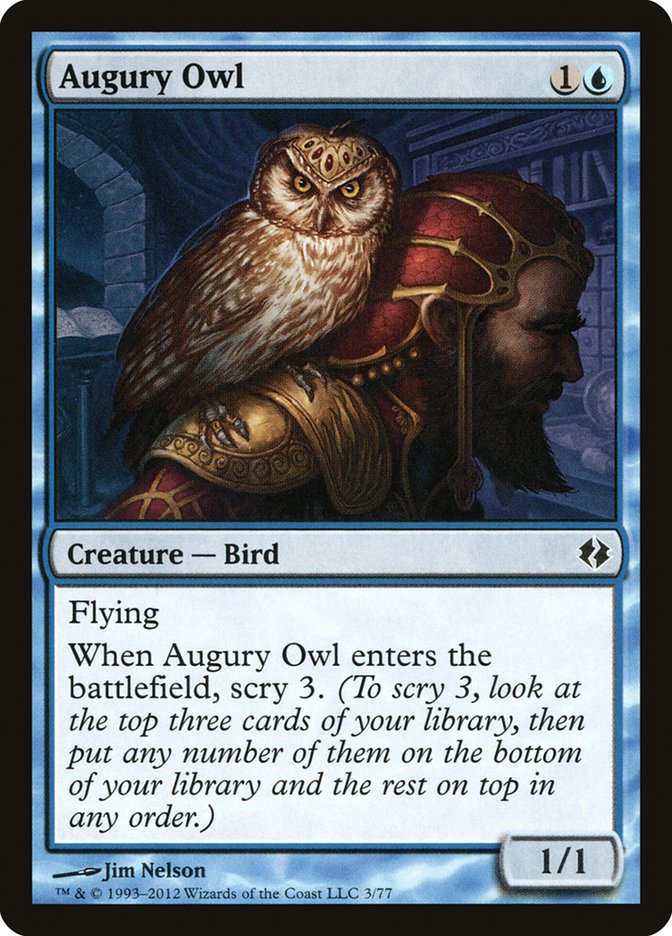 Augury Owl [Duel Decks: Venser vs. Koth] - Evolution TCG